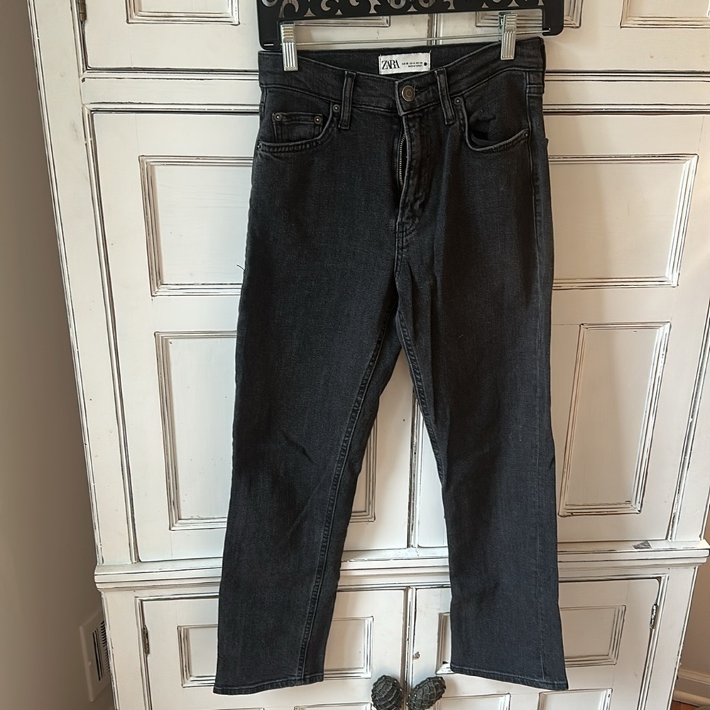 Women's Zara Black Jeans - Picture 2 of 4